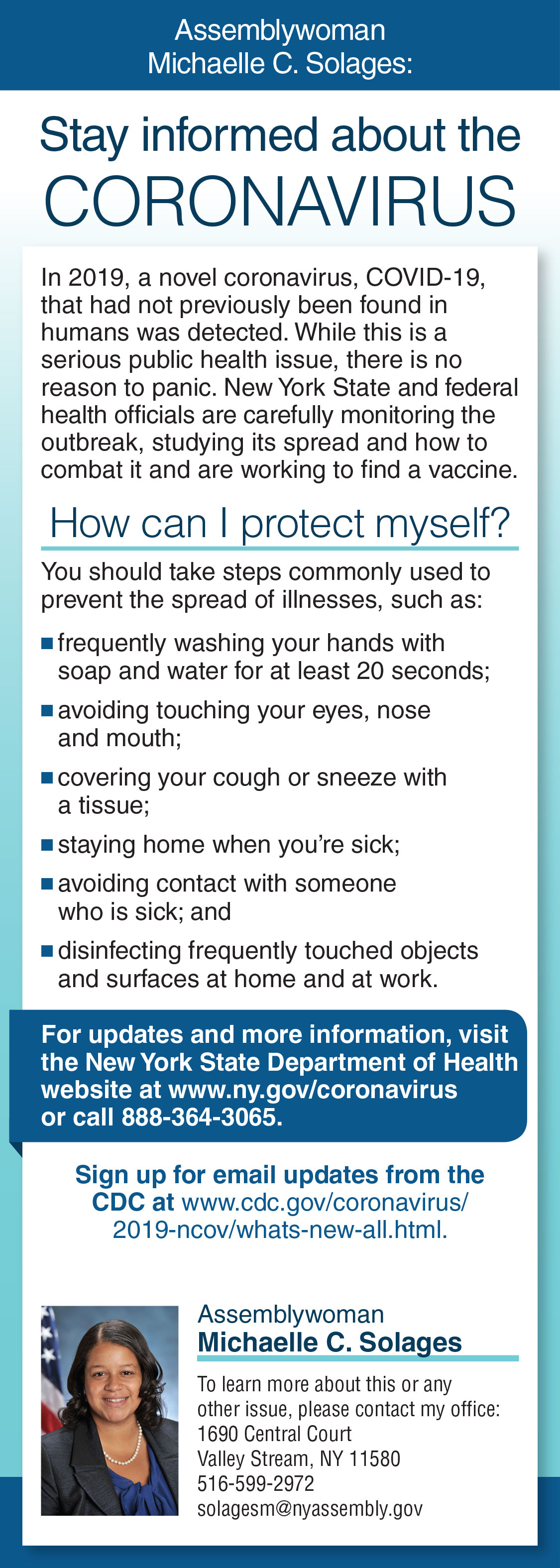 Stay informed about the Coronavirus