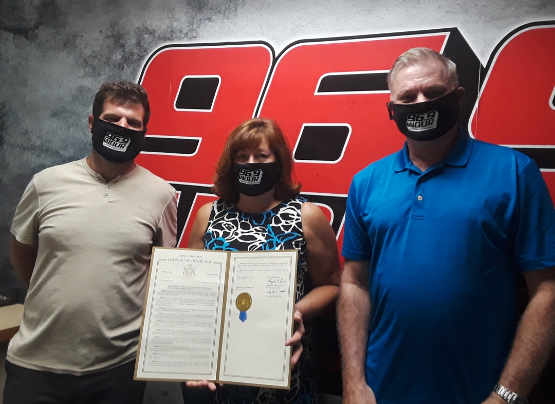 Assemblywoman Buttenschon Presents Resolution Celebrating the 50th Anniversary of WOUR