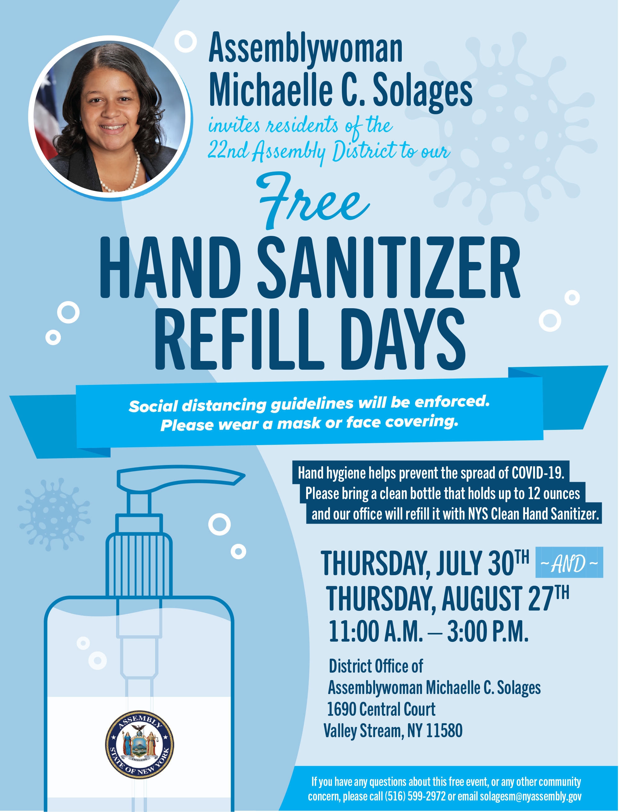 Free Hand Sanitizer Refill Days