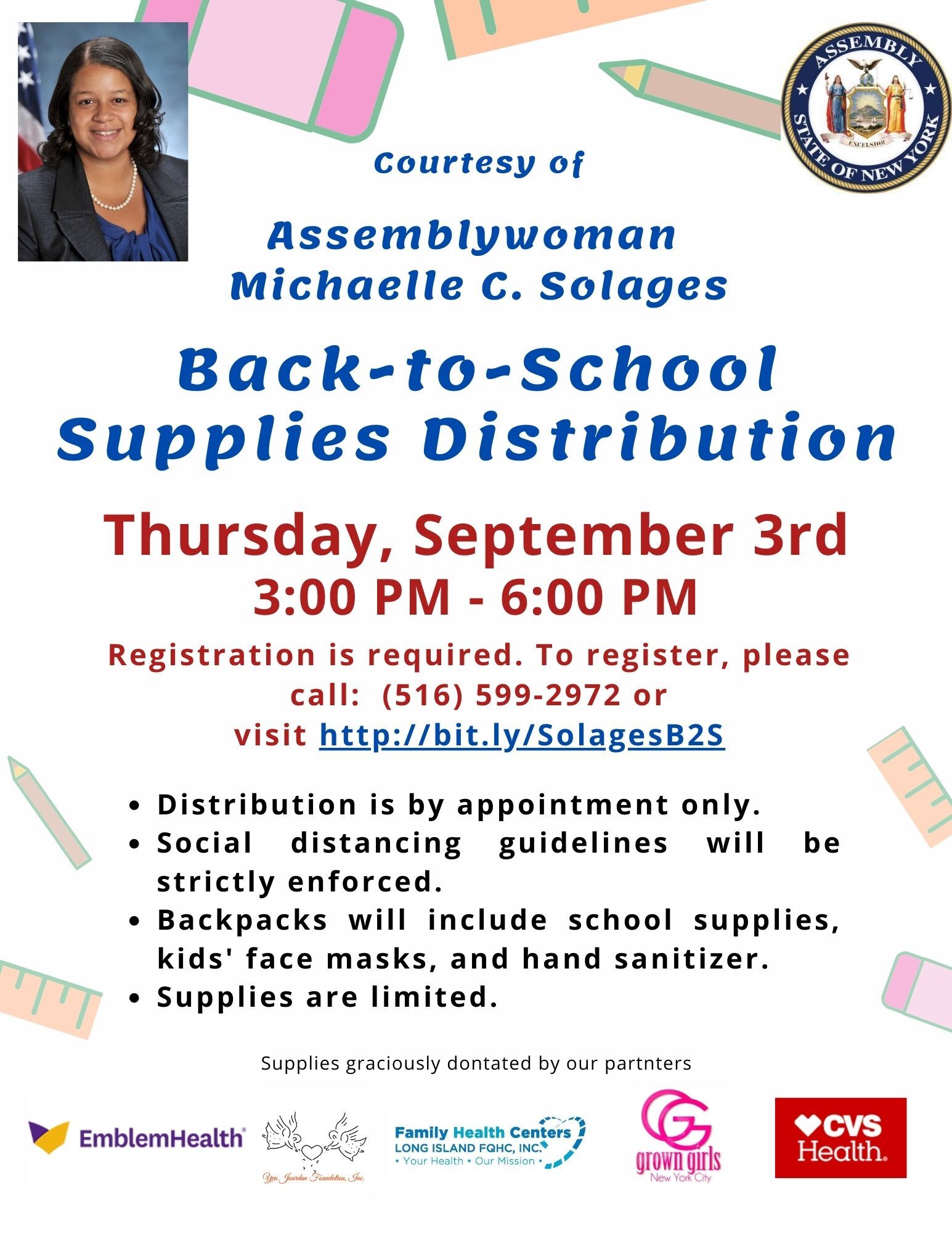 2020 Back to School Supplies Distribution