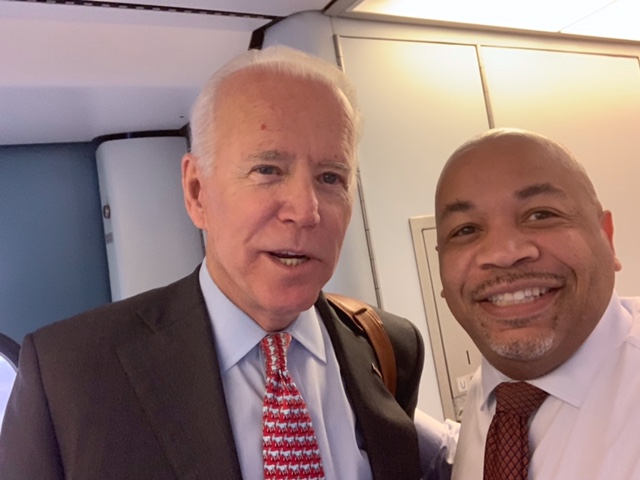 Pictured with Speaker Heastie in the first photo: President-Elect Joseph R. Biden.