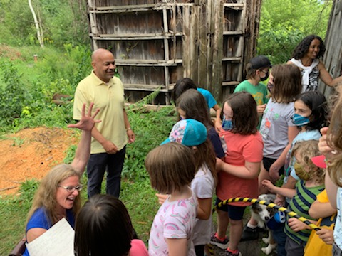 Pictured in the second photo with Speaker Heastie at the Learning Farm: Assemblymember Anna Kelles(bottom left), the Learning Farm cofounder Christa Núñez (top right) .