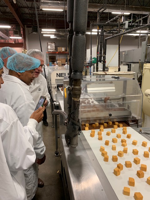 Speaker Heastie is pictured in the first photo at Fowler’s Chocolates Factory Headquarters.