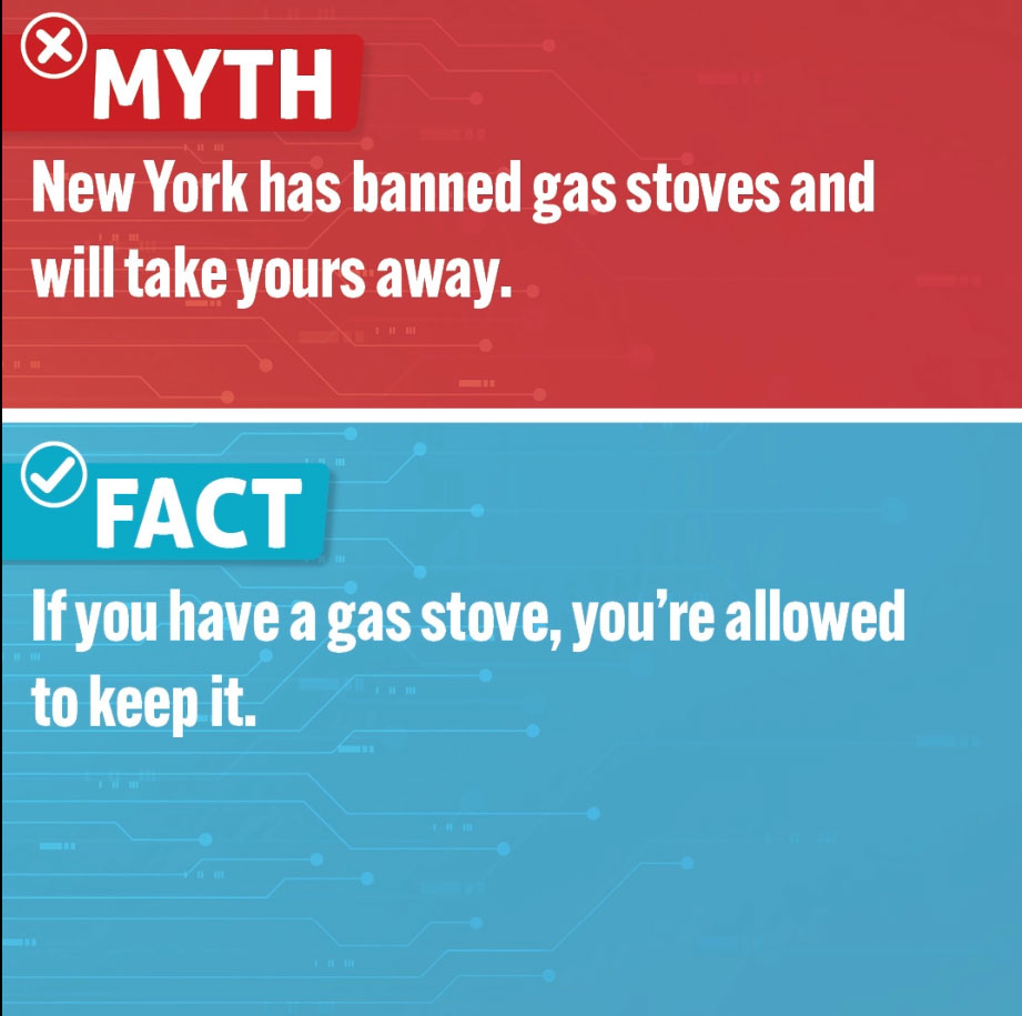 New Yorkers deserve to know the facts about the all-electric building law.