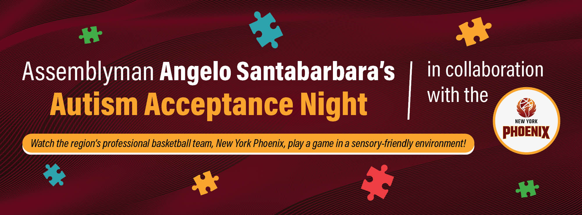 Register to attend Autism Acceptance Night at the New York Phoenix game