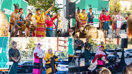 Cultural performances by the Cordillera Cultural Ensemble and Kinding Sindaw. Photo: Kielan Santos.